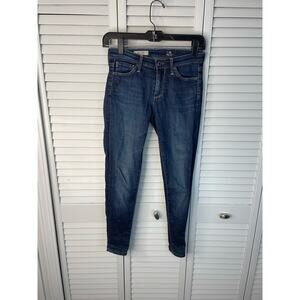 Adriano Goldschmied The Middi mid-riise legging dark wash jeans women's 24R